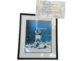 Signed Mohammad Ali Photo With COA Certificate Of Authenticity