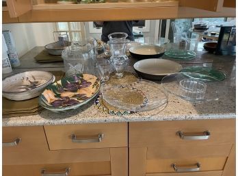 Noritake Ceramic Baking Dish, Platters, Vases