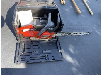 Craftsman Chainsaw With Hard Case