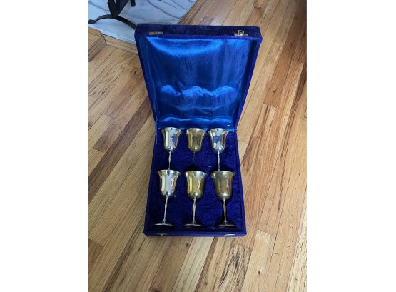 Silver Plated Goblet Set