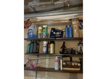 3 Shelves - Cleaning Product, Car Oils & More