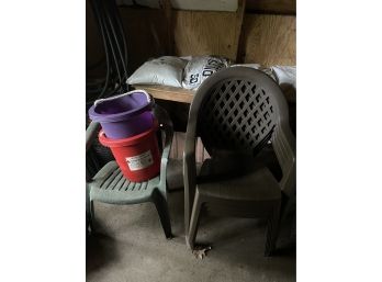 Set Of 6 Patio Chairs , 1 Patio Chair , Buckets