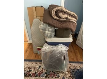 Comforters , New Freestanding Quilt Rack, Ironing Board