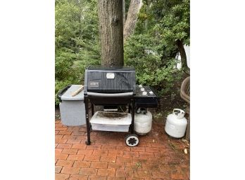 Weber Genesis Silver BBQ With Extra Propane Tank