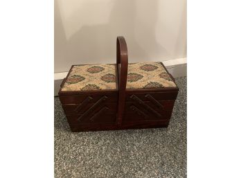 Vintage Sewing Box Filled