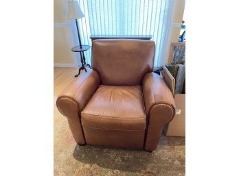 Pottery Barn Leather Side Chair