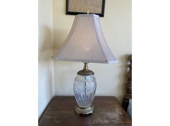 Antique Lamp With Brass Lining