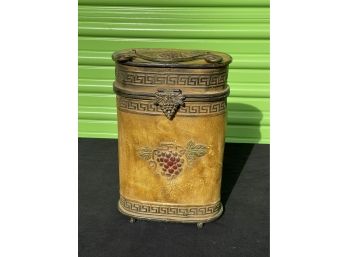 Vintage Tin Storage Box
