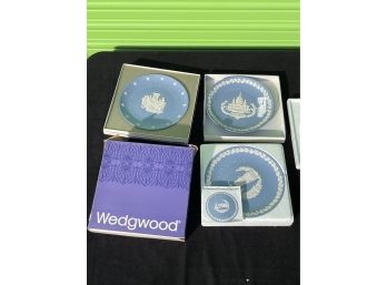3 Wedgwood Collector Plates