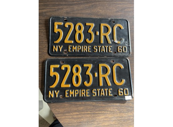 NY Empire License Plates