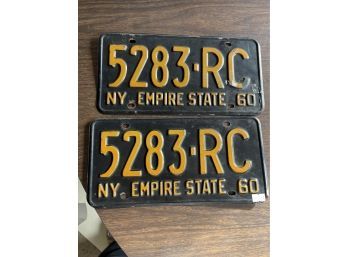 NY Empire License Plates