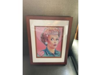I Love Lucy Framed Art