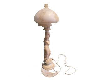 Alabaster Table Lamp Statue