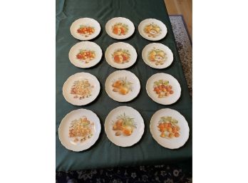Bavaria Schumann German Fruit Plates