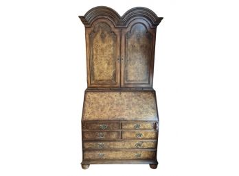 Antique Seven Seas Secretary Desk / Hutch By Hooker Furniture