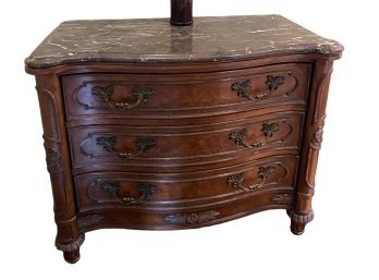 Marble Top Drexel Chest Of Drawers Bedside Table