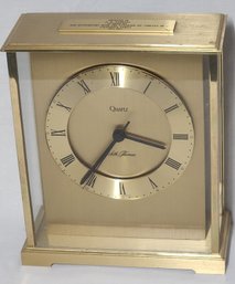 Vintage Seth Thomas Brass Mantle Clock Model 0162-004