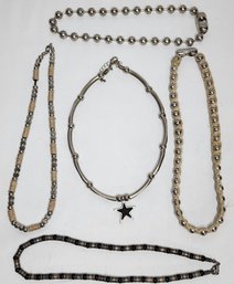 Metal & Twine Necklaces