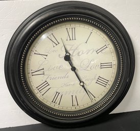 Home And Family Wall Clock