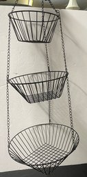 Metal Fruit Hanging Baskets