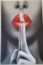 Modern Fashion Sexy Red Lips Canvas