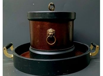 Vintage Kraftware Brand Ice Bucket & Serving Tray