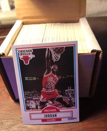 1990-91 Fleer Basketball 198 Complete Cards Lot