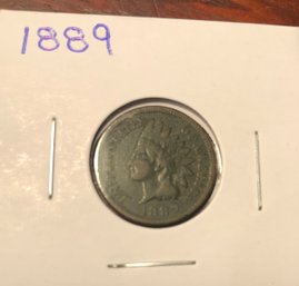 1889 Circulated Indian Head Penny
