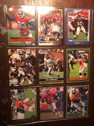 9 Vintage Denver Broncos Cards With John Elway