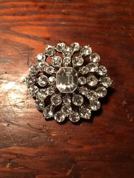 Rhinestone Vintage Brooch Pin