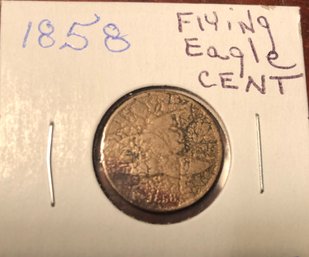 Very Low Grade 1858 Flying Eagle Cent