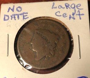 Large Cent (worn Off Date)