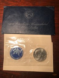 1972 S Eisenhower 40 Percent Silver Dollar