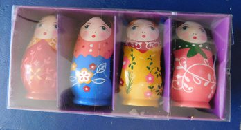 Russian Doll Napkin Rings ( Never Used )