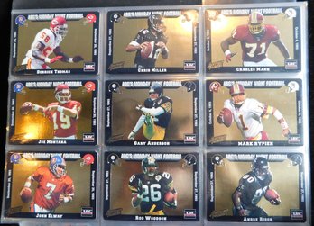 1993 Action Packed Football Complete 81 Update Cards Set