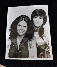 Vintage Donny & Marie 8x10 Publicity Photo