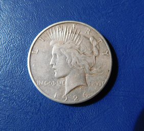 1926 S United States Silver Peace Dollar