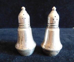 Duchin Creations Sterling Silver Salt & Pepper Shakers (glass Inserts)