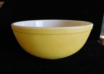 Primary Colors Yellow Pyrex Bowl