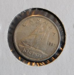 1957 Canadian Silver Dime