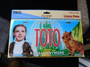 TOTO Wizard Of Oz License Plate
