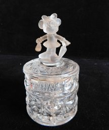 Minnie Mouse Glass Jar