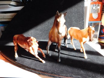 3 Breyer Horses (2 Damaged)