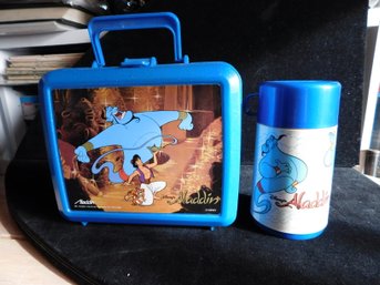 Aladdin Genie Plastic Lunchbox & Thermos