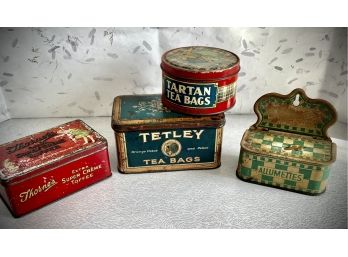 Great Set Of Assorted Vintage Tins