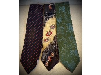 Another Trio Of Vintage Ties