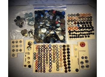 Lots Of Vintage Buttons
