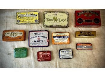 Fantastic Vintage Medicine Tins