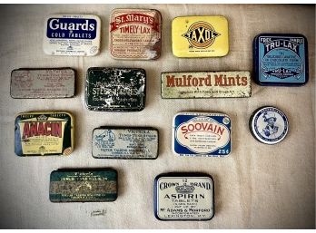 Cute Vintage Medicine Tins