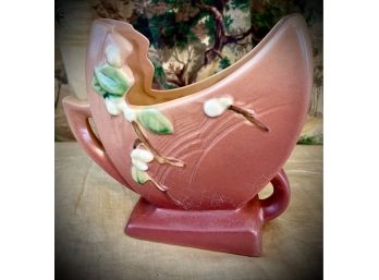 Vintage Roseville Cherry Blossom Vase